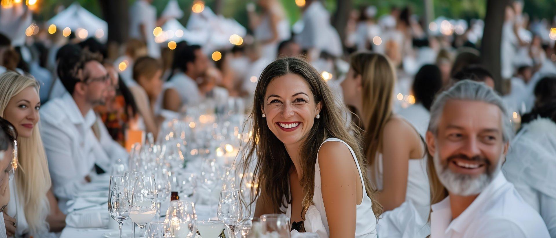 Diner en blanc